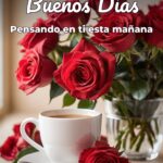 buenos días pensando en ti esta mañana