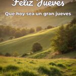 feliz jueves que hoy sea un gran jueves