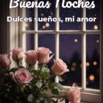 buenas noches dulces sueños, mi amor