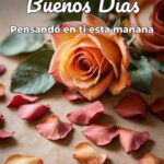 buenos días pensando en ti esta mañana