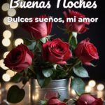 buenas noches dulces sueños, mi amor