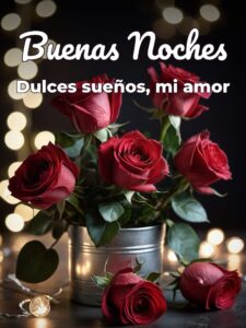 Frases romanticas de buenas noches para enamorar para WhatsApp