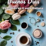 buenos días pensando en ti esta mañana