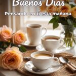 buenos días pensando en ti esta mañana