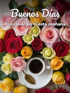 Frases romanticas de buenos días para mi novia para Facebook