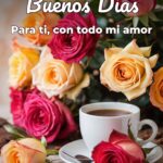 buenos días para ti, con todo mi amor