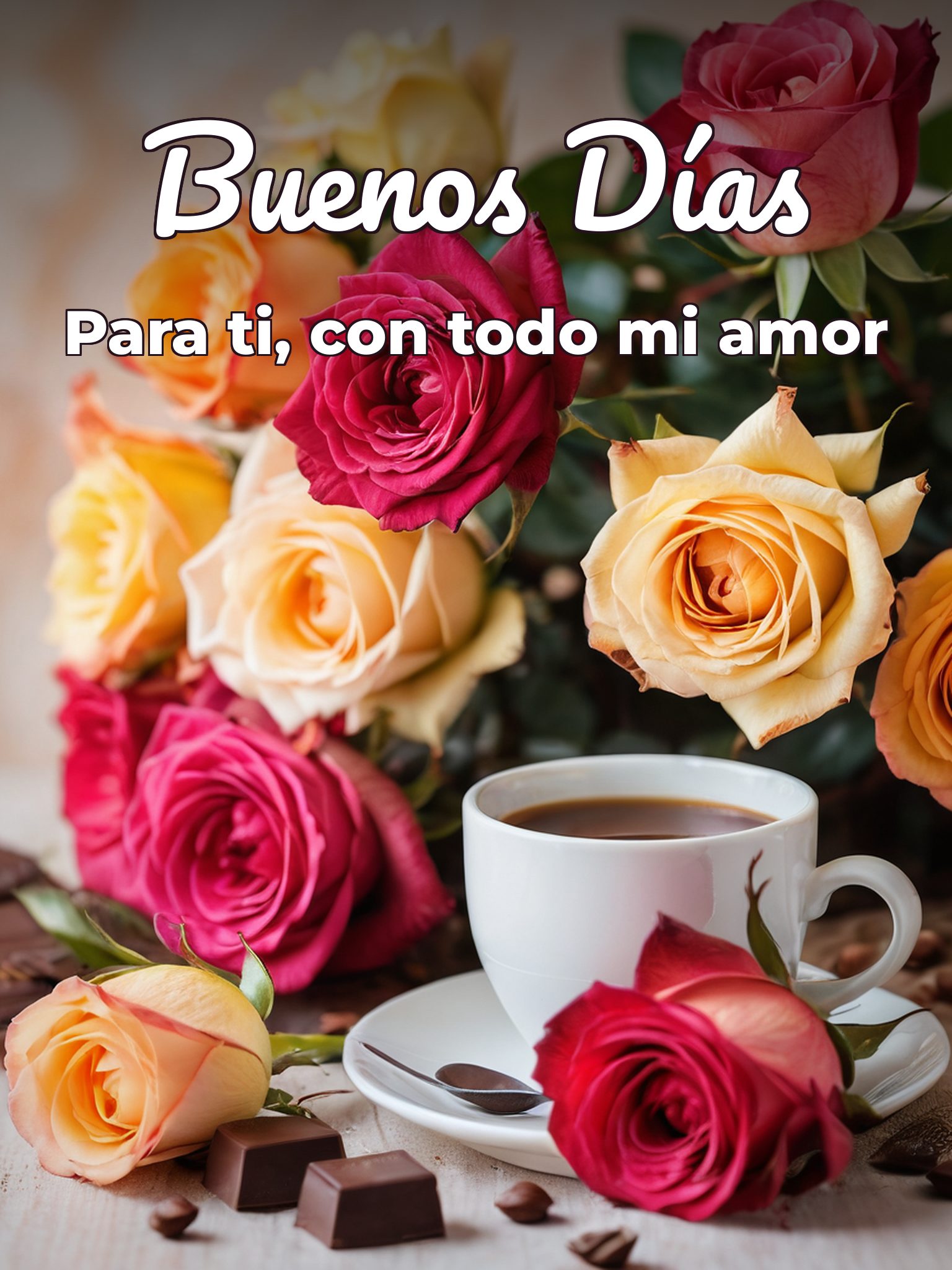 Frases romanticas de buenos días para mi novia para mi amor