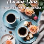buenos días pensando en ti esta mañana