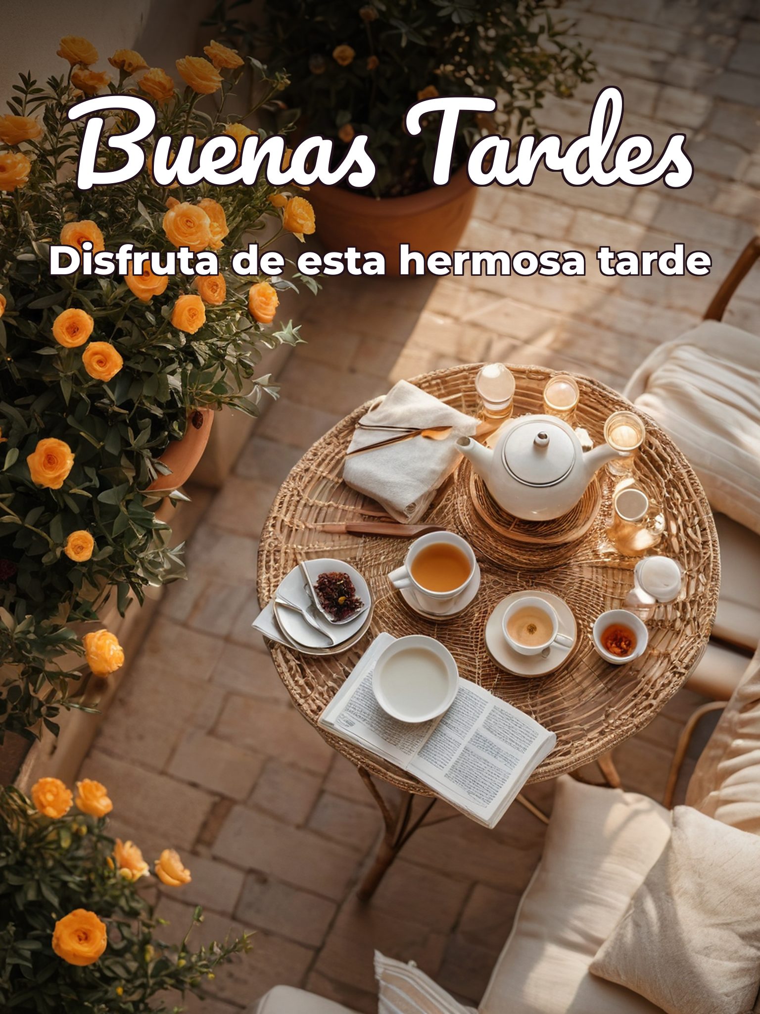 Gif de buenas tardes animados para WhatsApp celular