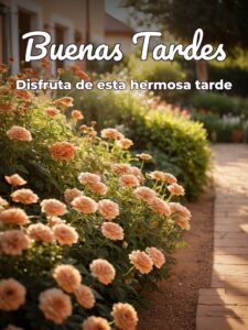 Gif de buenas tardes para WhatsApp celular