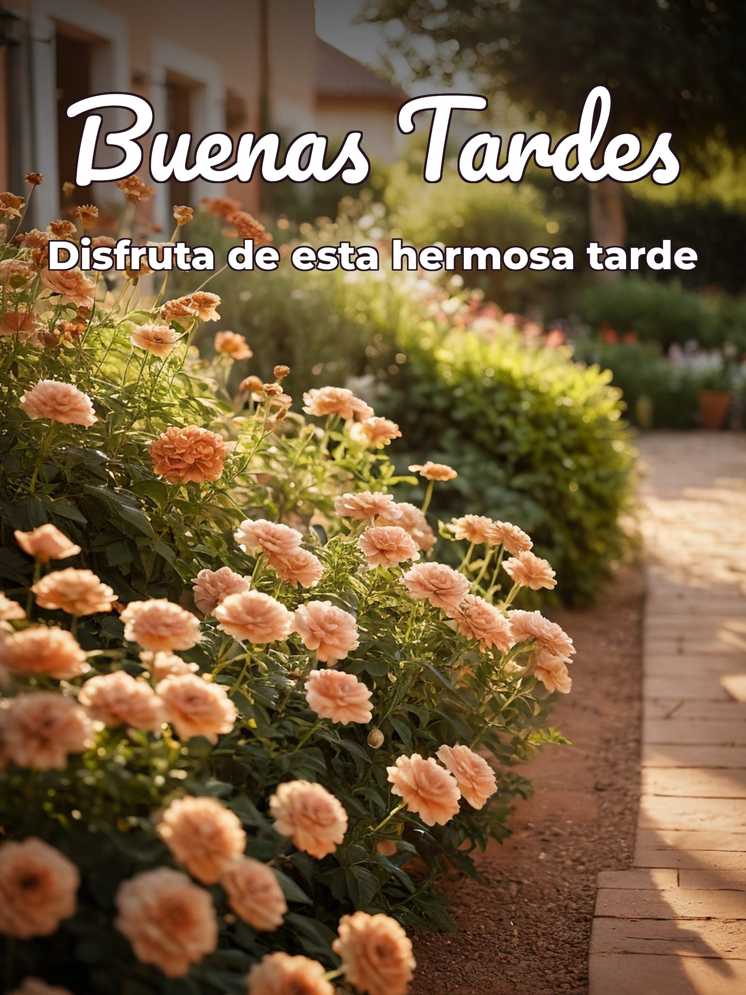 Gif de buenas tardes para WhatsApp celular