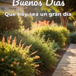 buenos días que hoy sea un gran día