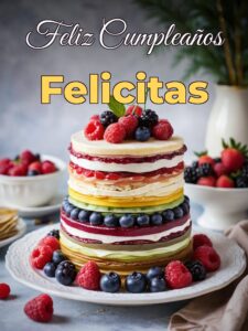Feliz cumpleaños felicitas