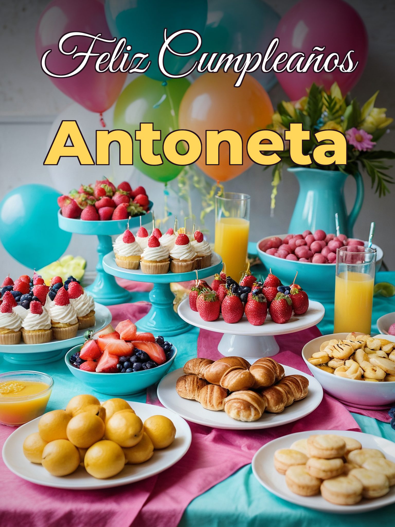 Feliz cumpleaños antoneta