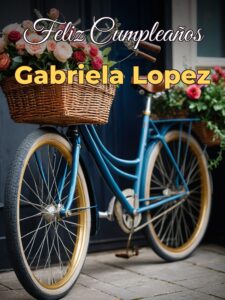 Feliz cumpleaños gabriela lopez