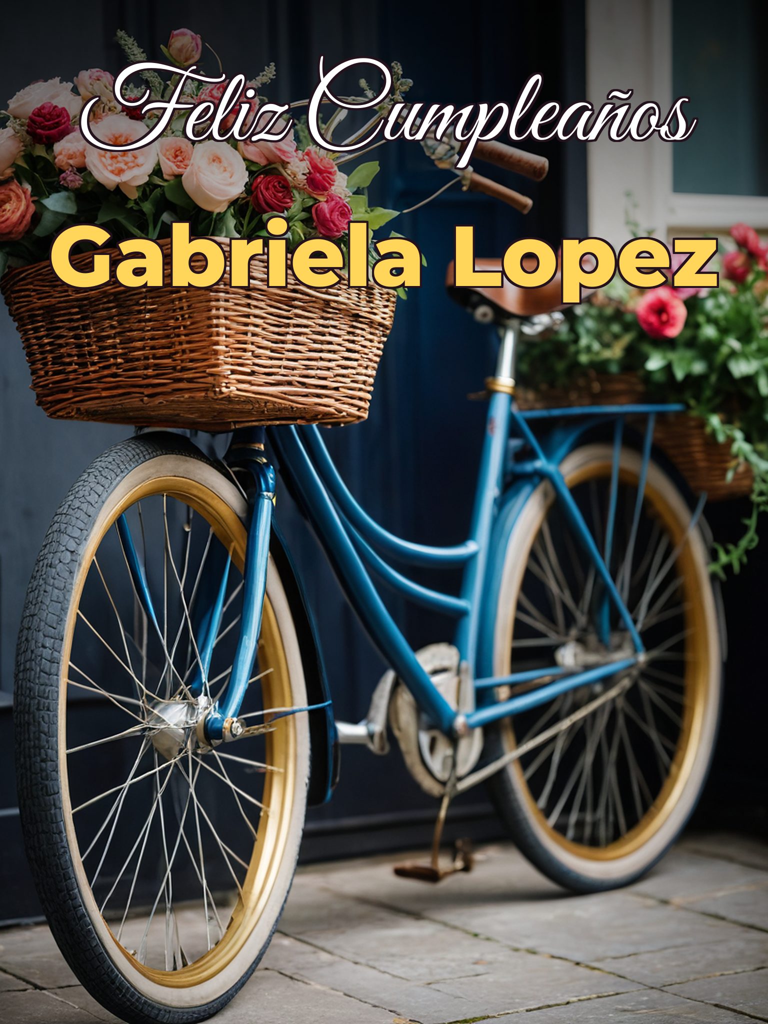 Feliz cumpleaños gabriela lopez