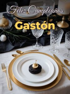 Feliz cumpleaños Gastón