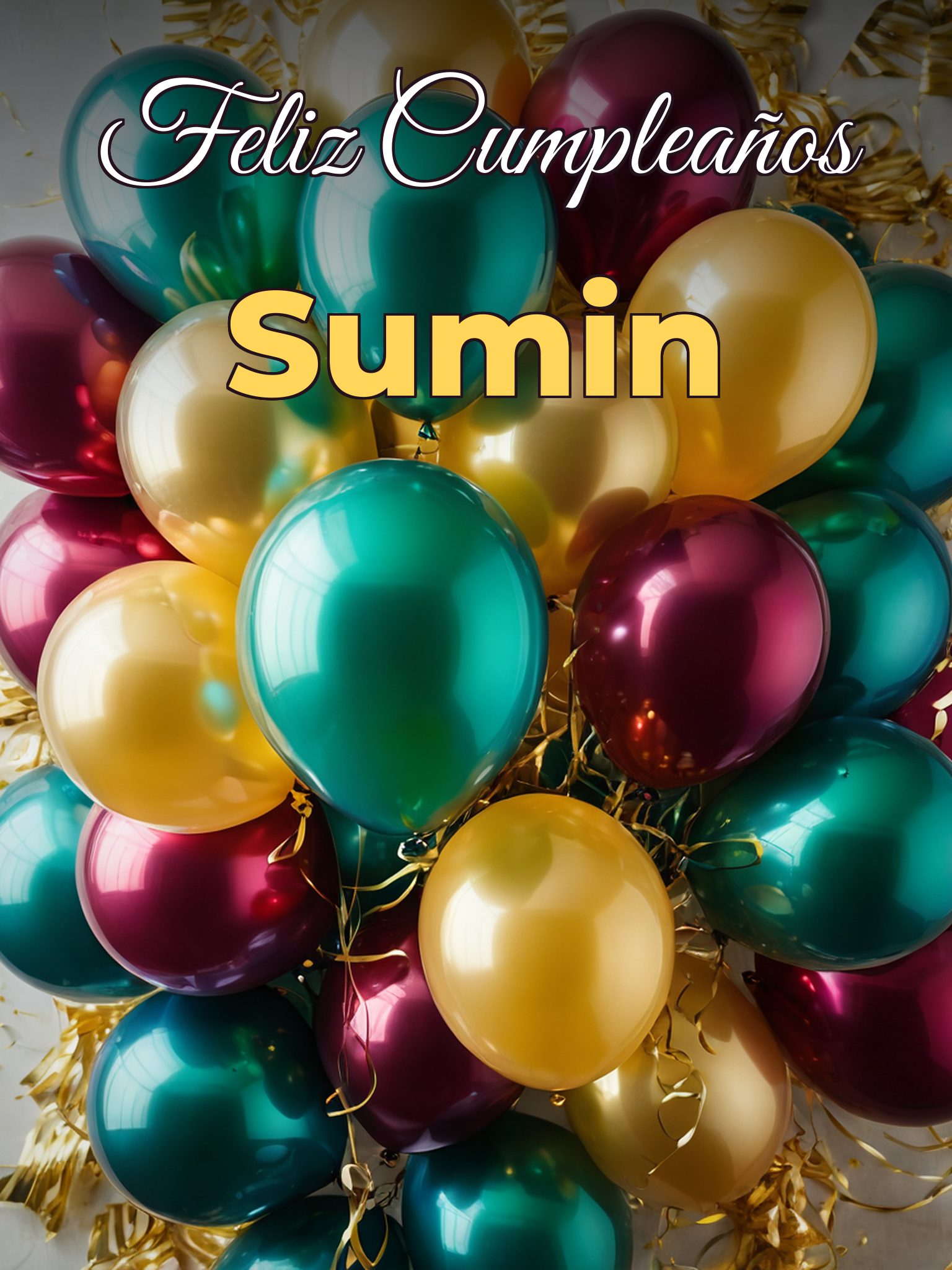 Feliz cumpleaños sumin