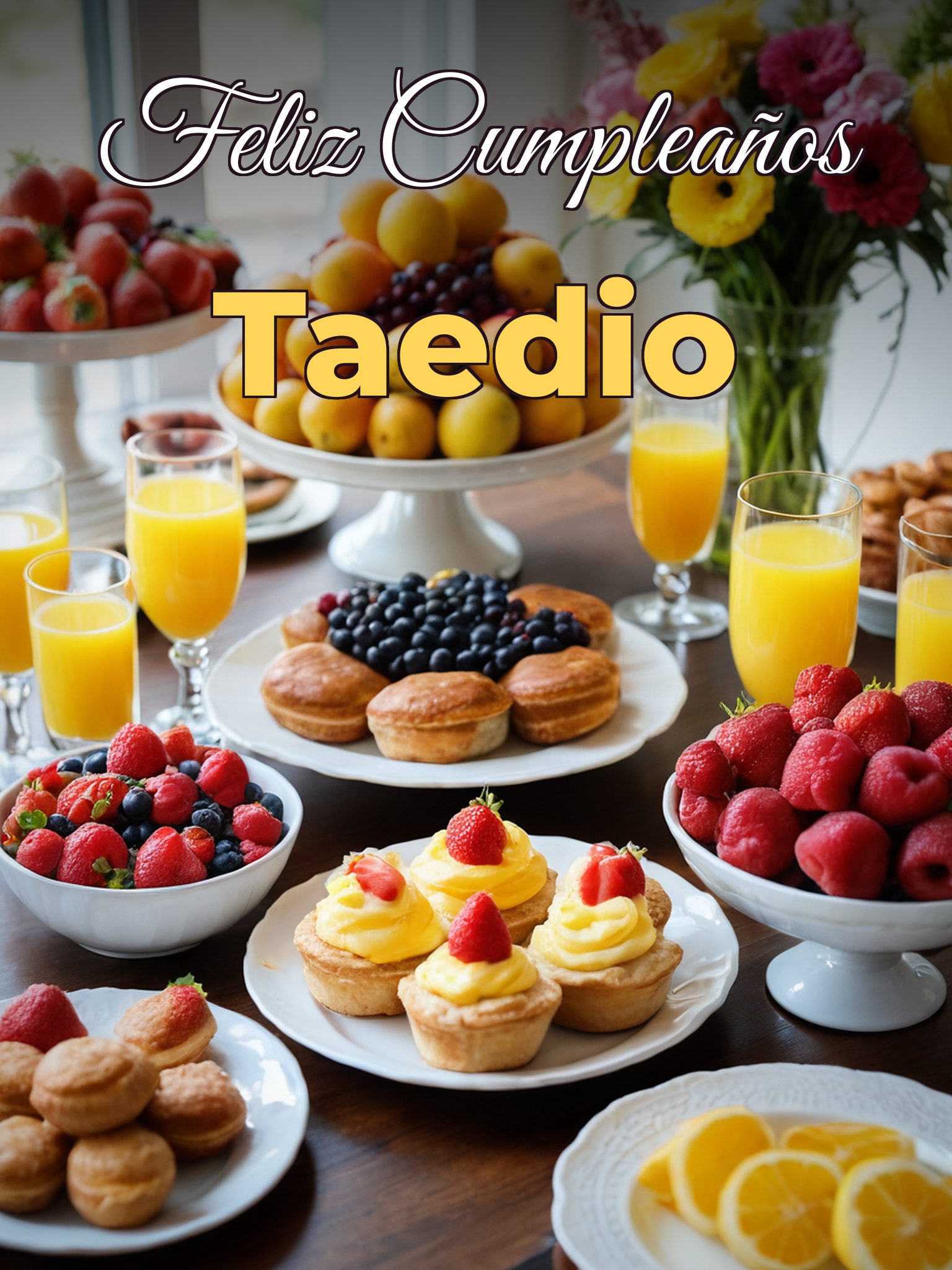 Feliz cumpleaños taedio