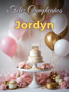 Feliz cumpleaños jordyn