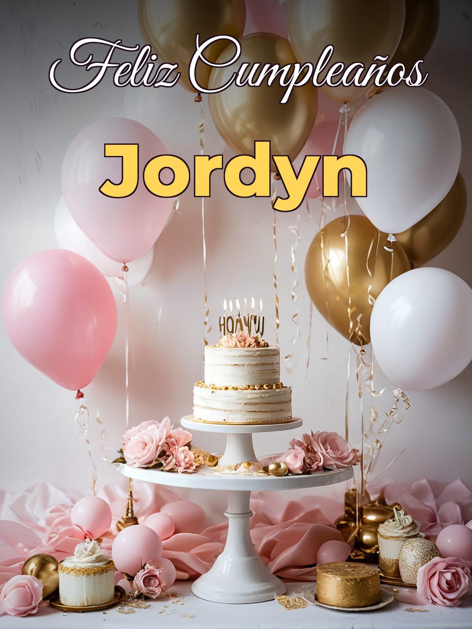 Feliz cumpleaños jordyn