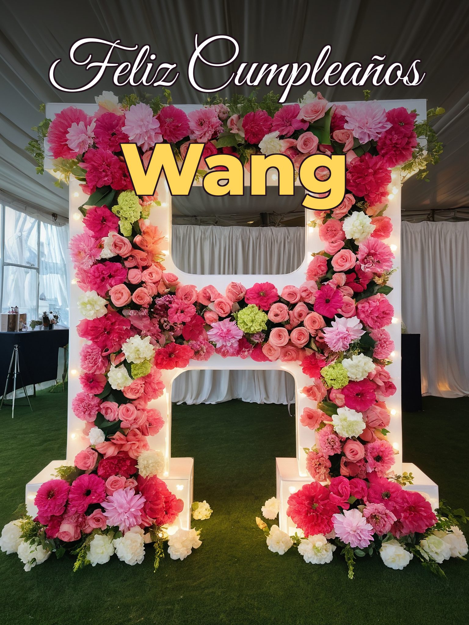 Feliz cumpleaños wang