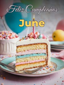 Feliz cumpleaños june