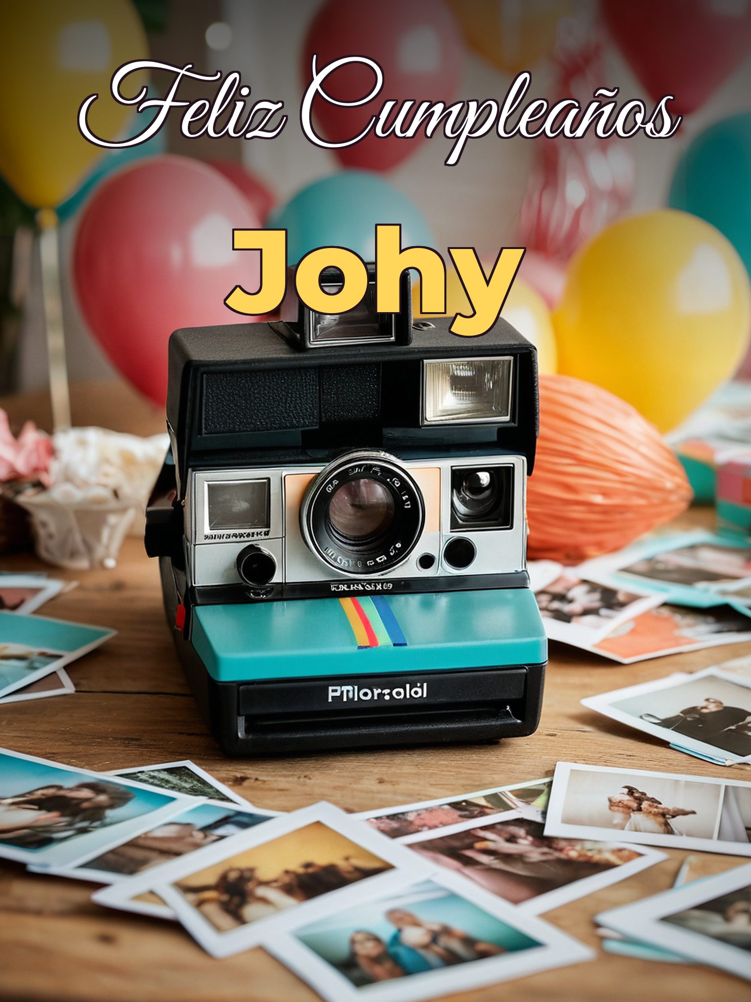 Feliz cumpleaños johy