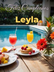 Feliz cumpleaños leyla