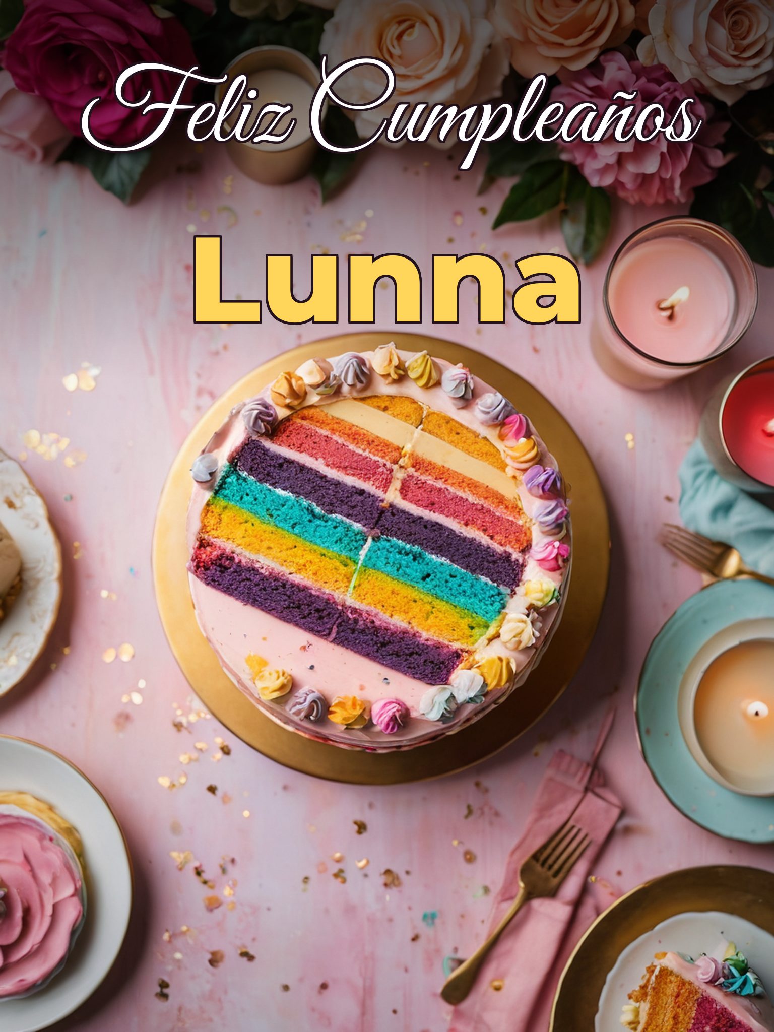Feliz cumpleaños lunna