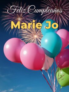 Feliz cumpleaños marie jo