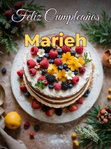 Feliz cumpleaños marieh