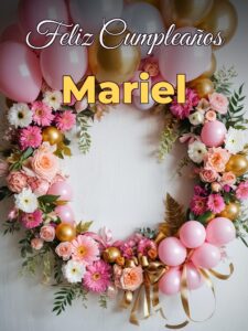 Feliz cumpleaños mariel