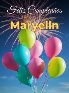 Feliz cumpleaños maryelln