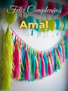 Feliz cumpleaños amal