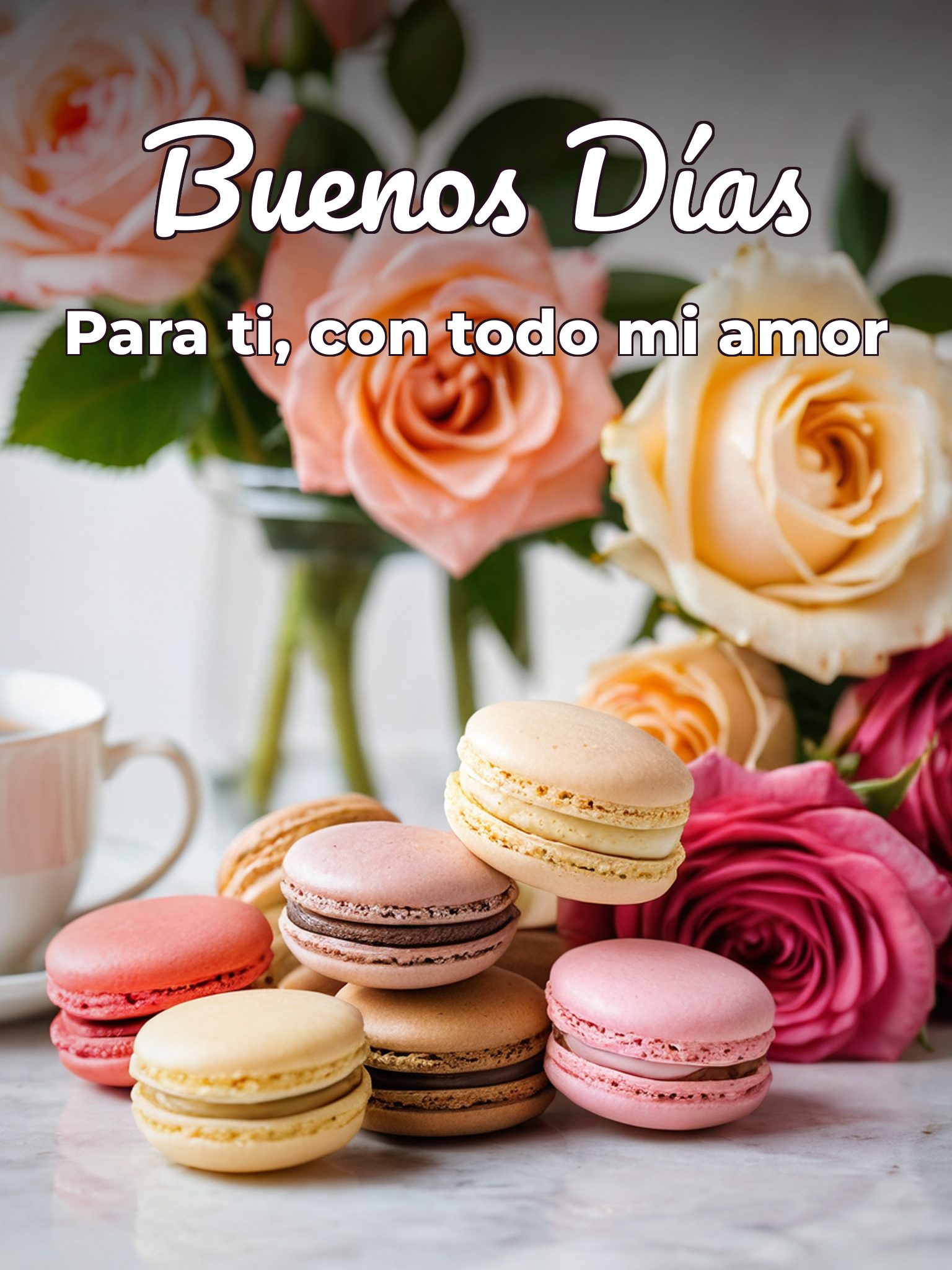 Hola amor buenos días imágenes para Facebook