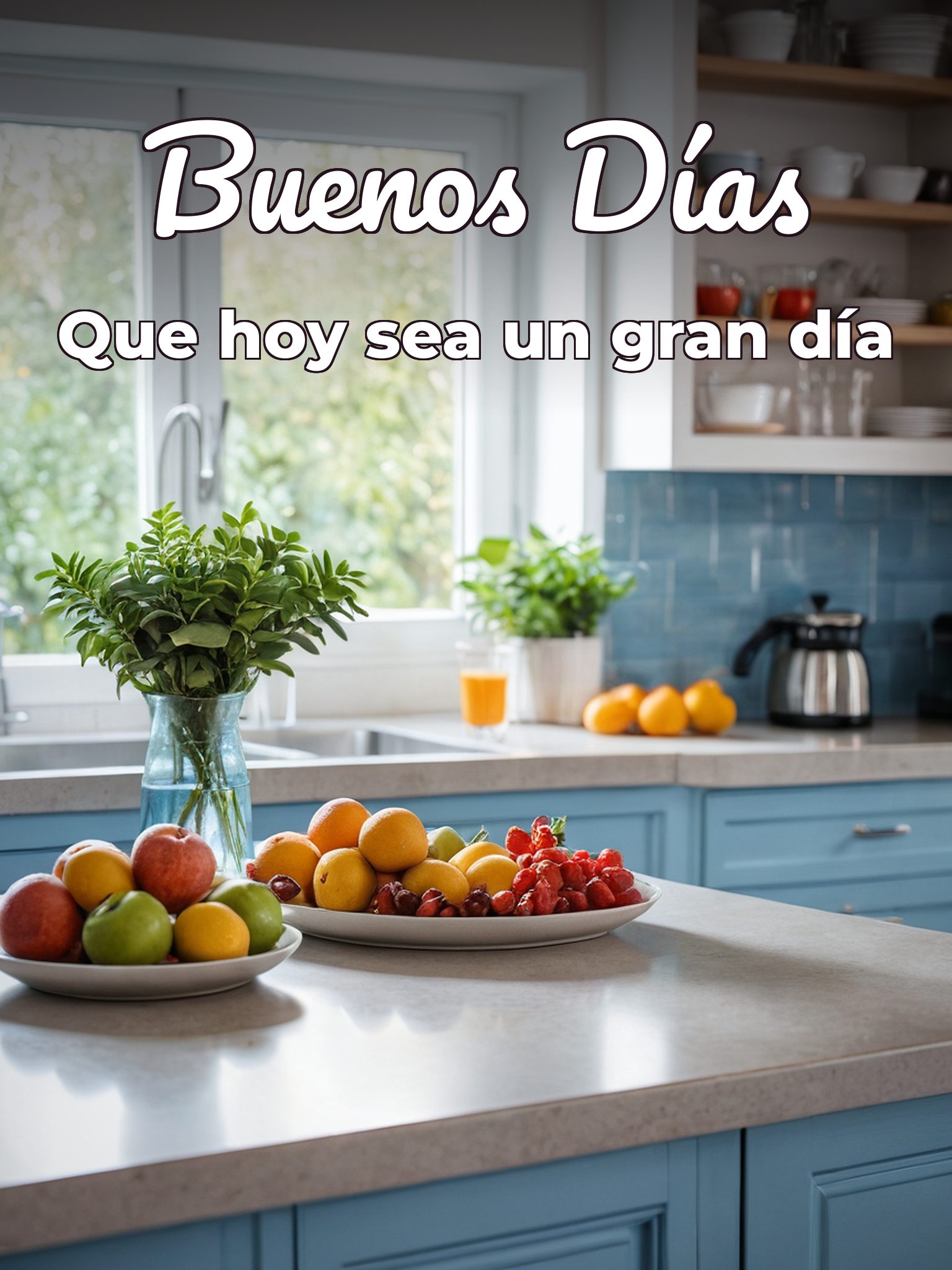 Hola buenos días imágenes para una amiga