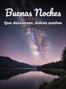 Ilustraciones de buenas noches para Facebook
