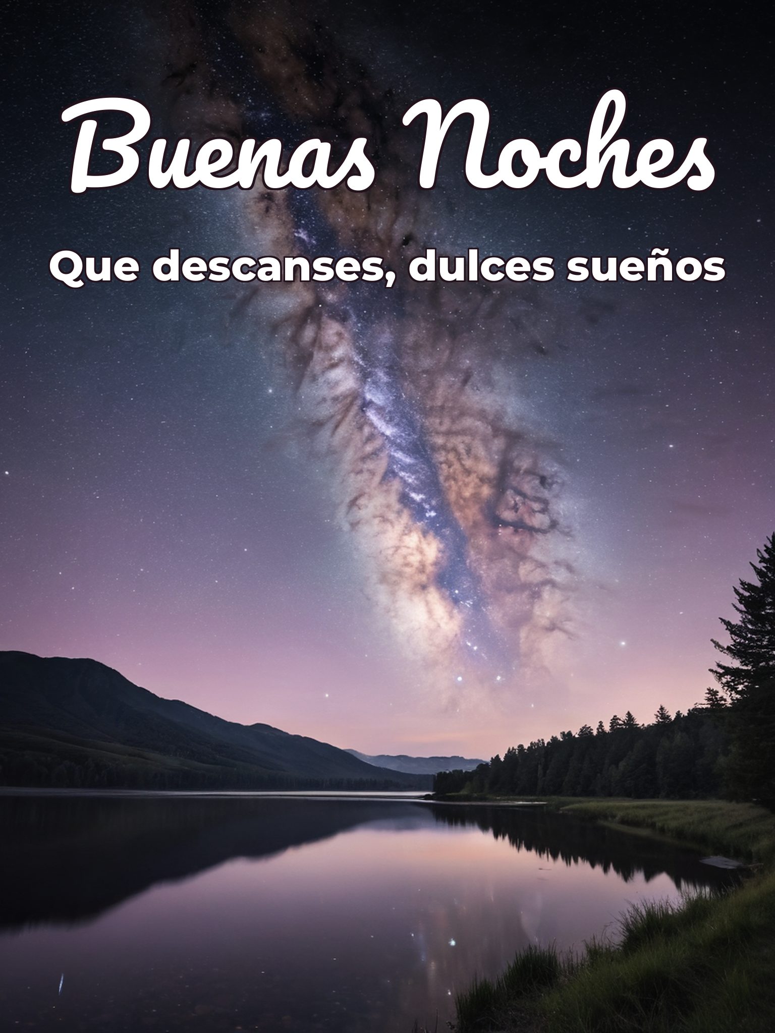 Ilustraciones de buenas noches para Facebook
