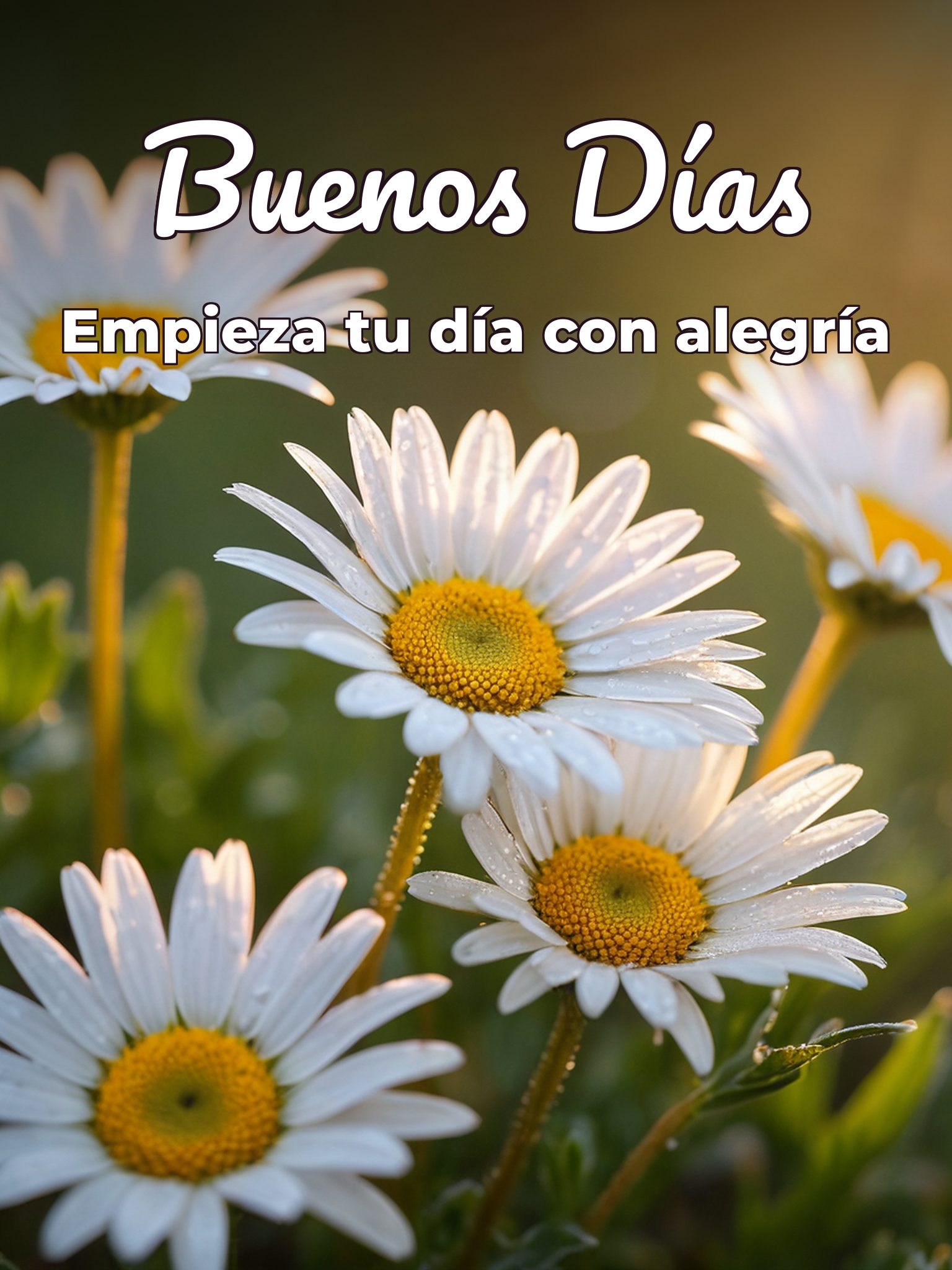 Ilustraciones de buenos días para Facebook