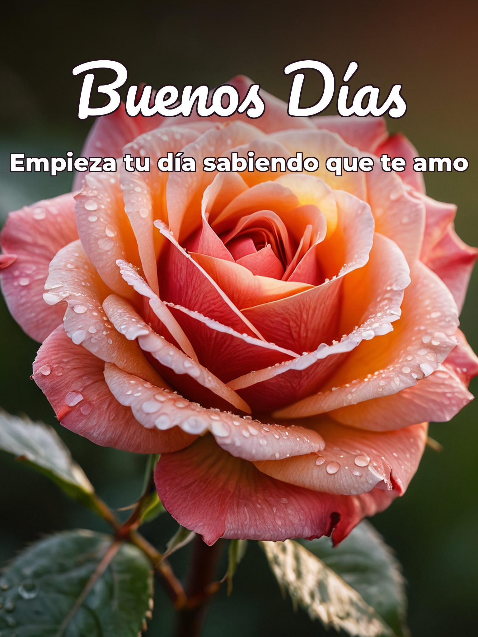 Imagen d buenos días mi amor para una amiga