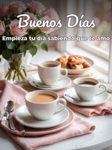 Imagen d buenos días mi amor para WhatsApp