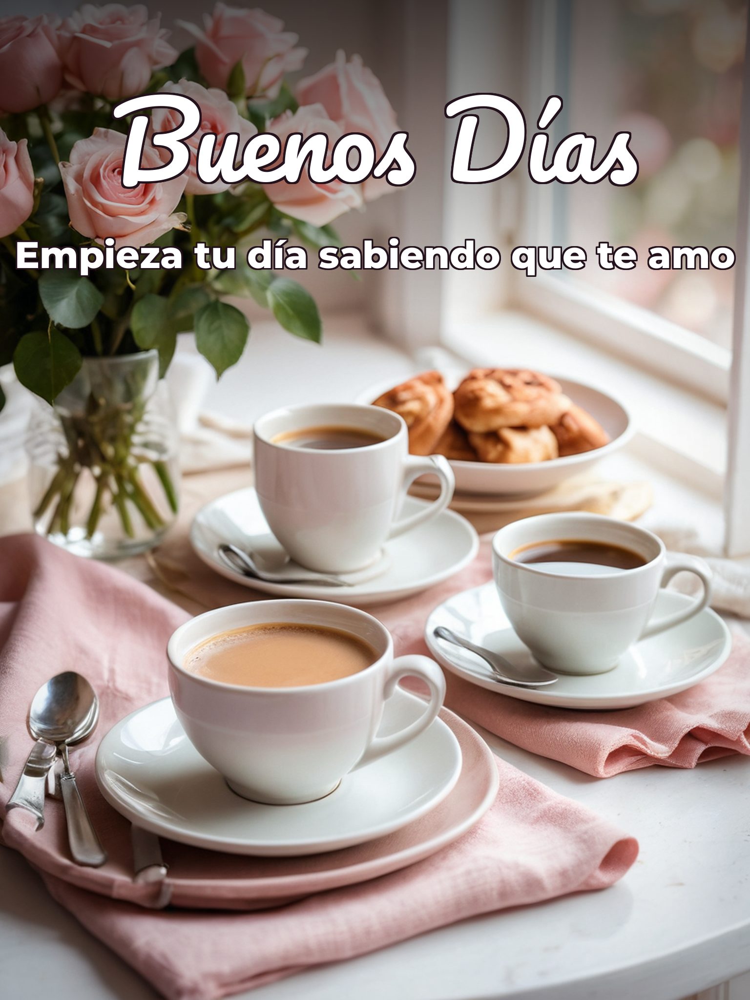 Imagen d buenos días mi amor para WhatsApp