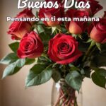 buenos días pensando en ti esta mañana