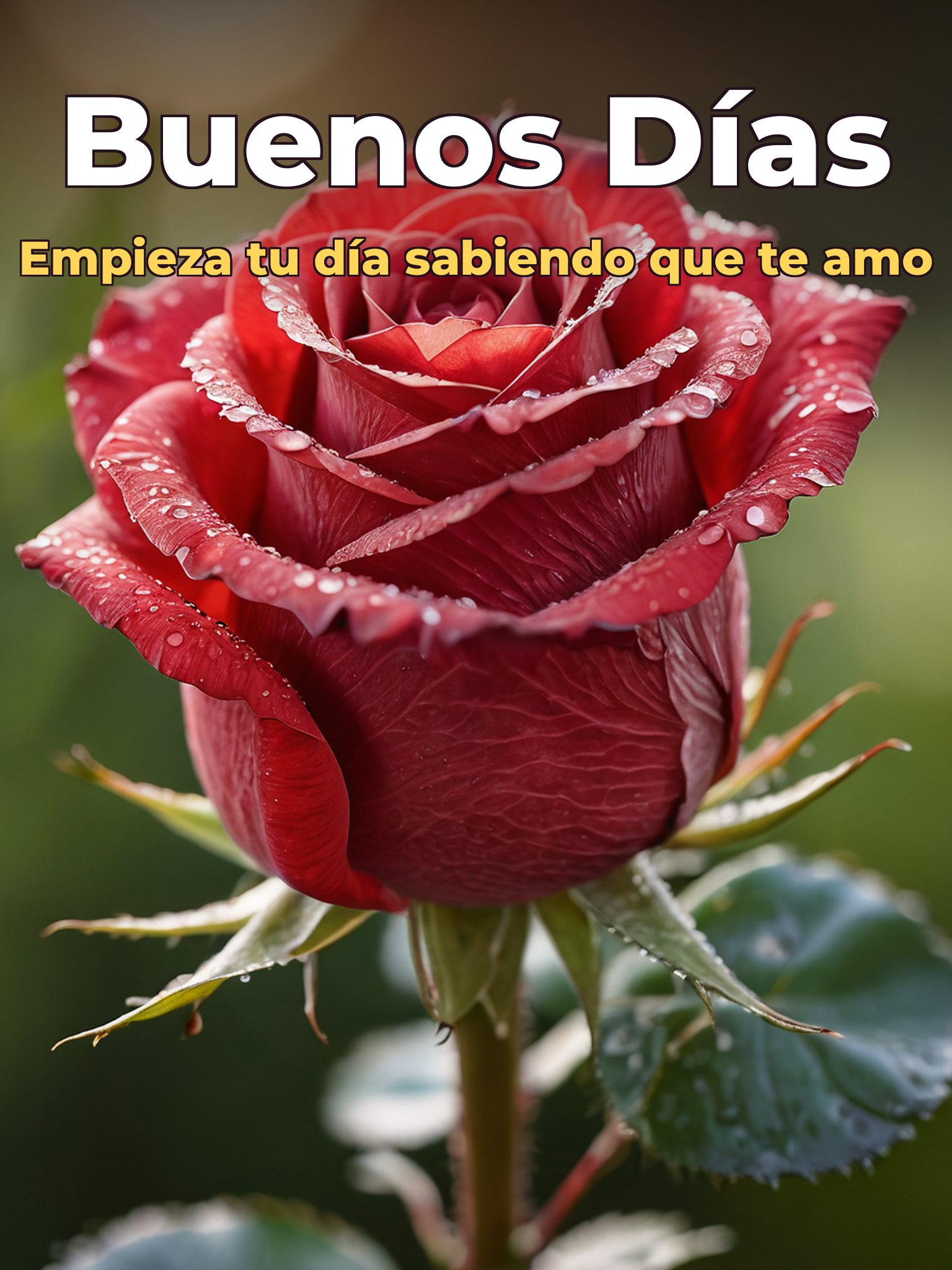 Imagene de buenos días amor para WhatsApp