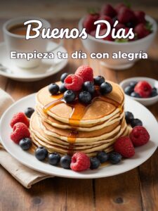 Imágenes bellas con frases de buenos días para Facebook