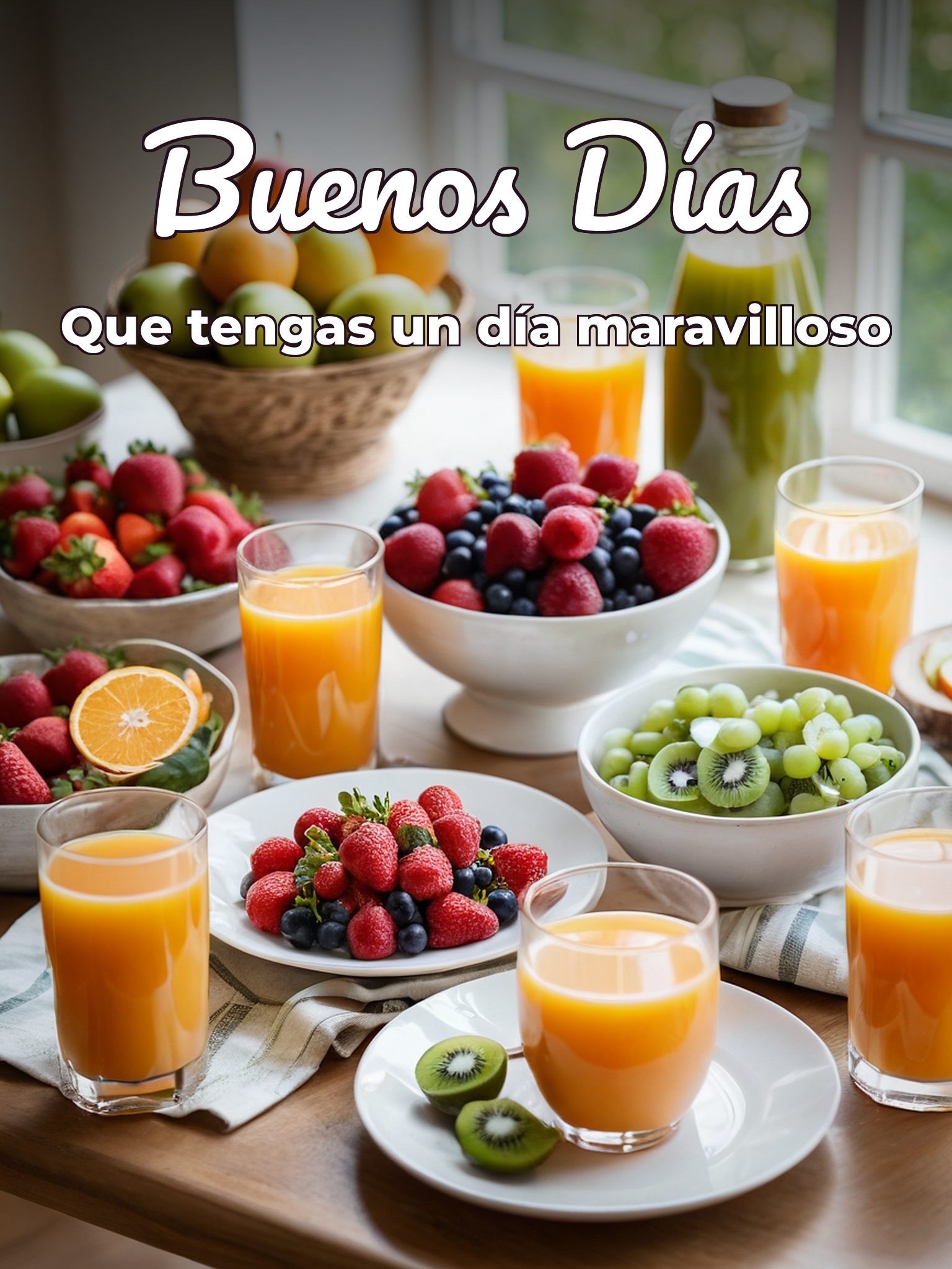 Imágenes bellas con frases de buenos días para WhatsApp