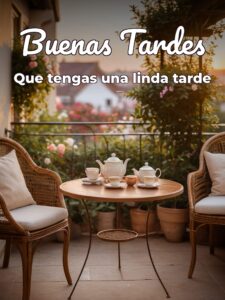 Imágenes bellas de buenas tardes para WhatsApp celular