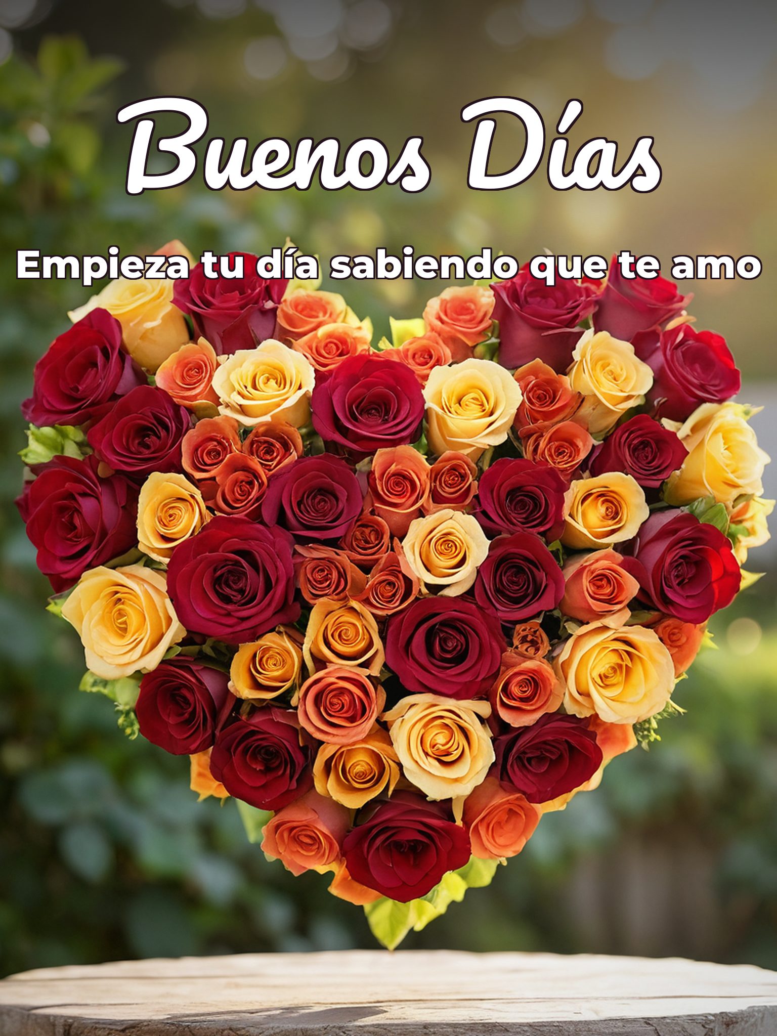Imágenes bellas de buenos días amor para Facebook