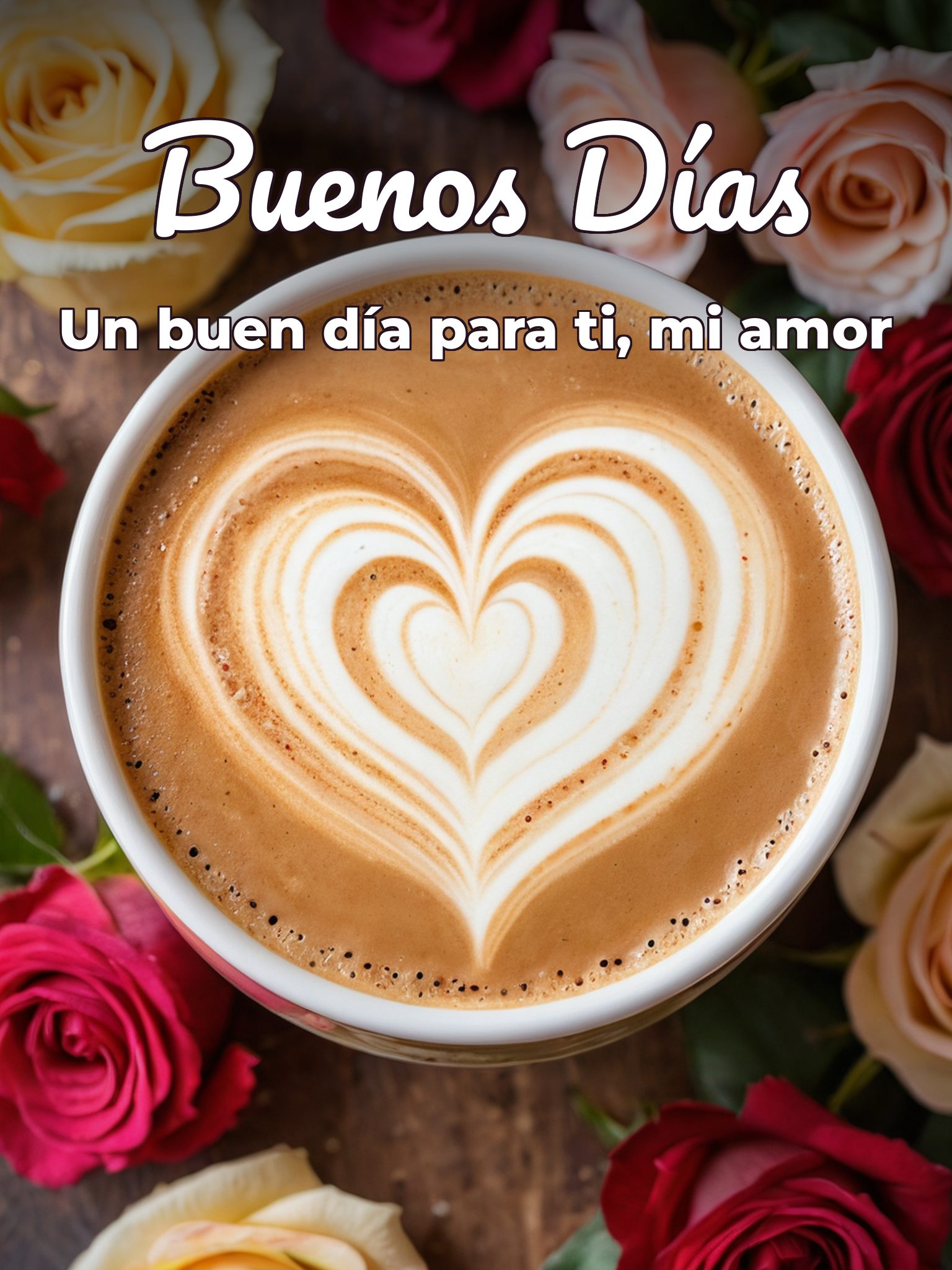 Imágenes bellas de buenos días amor para WhatsApp